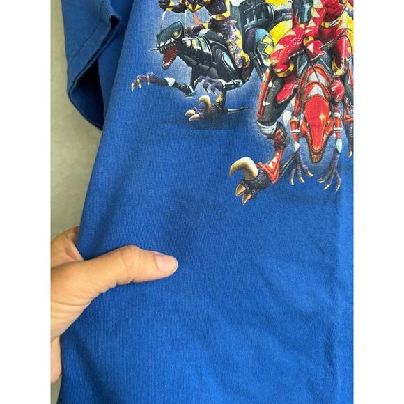 Disney Power Rangers Boys Medium Graphic Tee shirt Blue - Picture 6 of 7